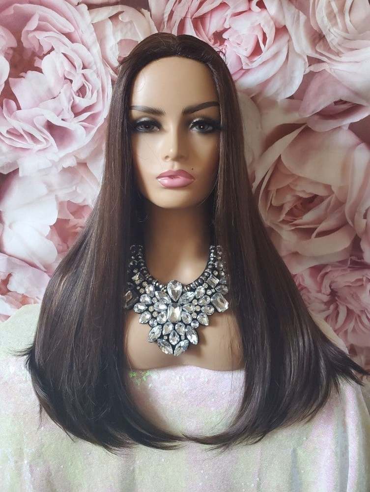 3x3 free part highlighted lace wig